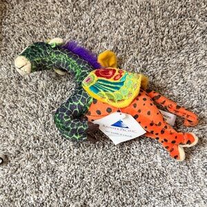 Colorful Plush Giraffe Toy